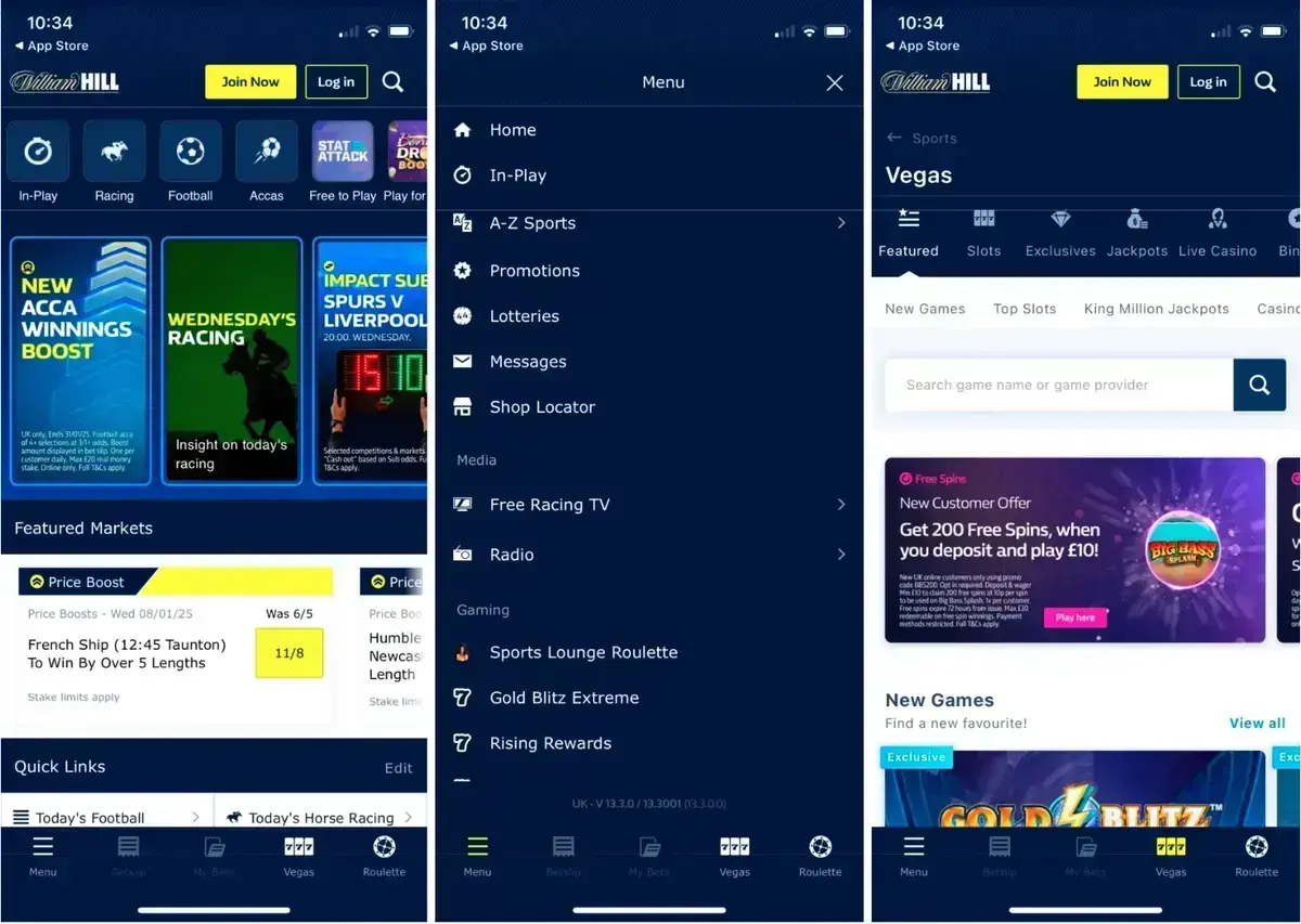 William Hill Képernyőkép 2